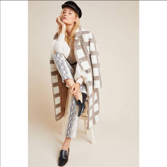 carter plaid teddy coat